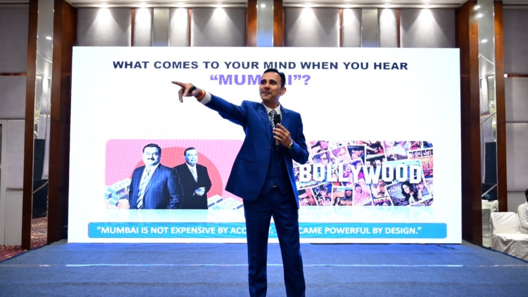 Bhupendra Singh Shekhawat speaking in Mumbai